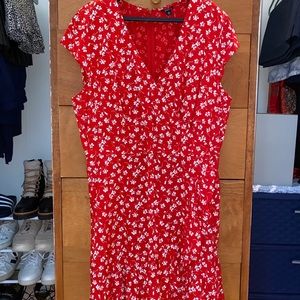 J. Crew Floral Faux Wrap Dress